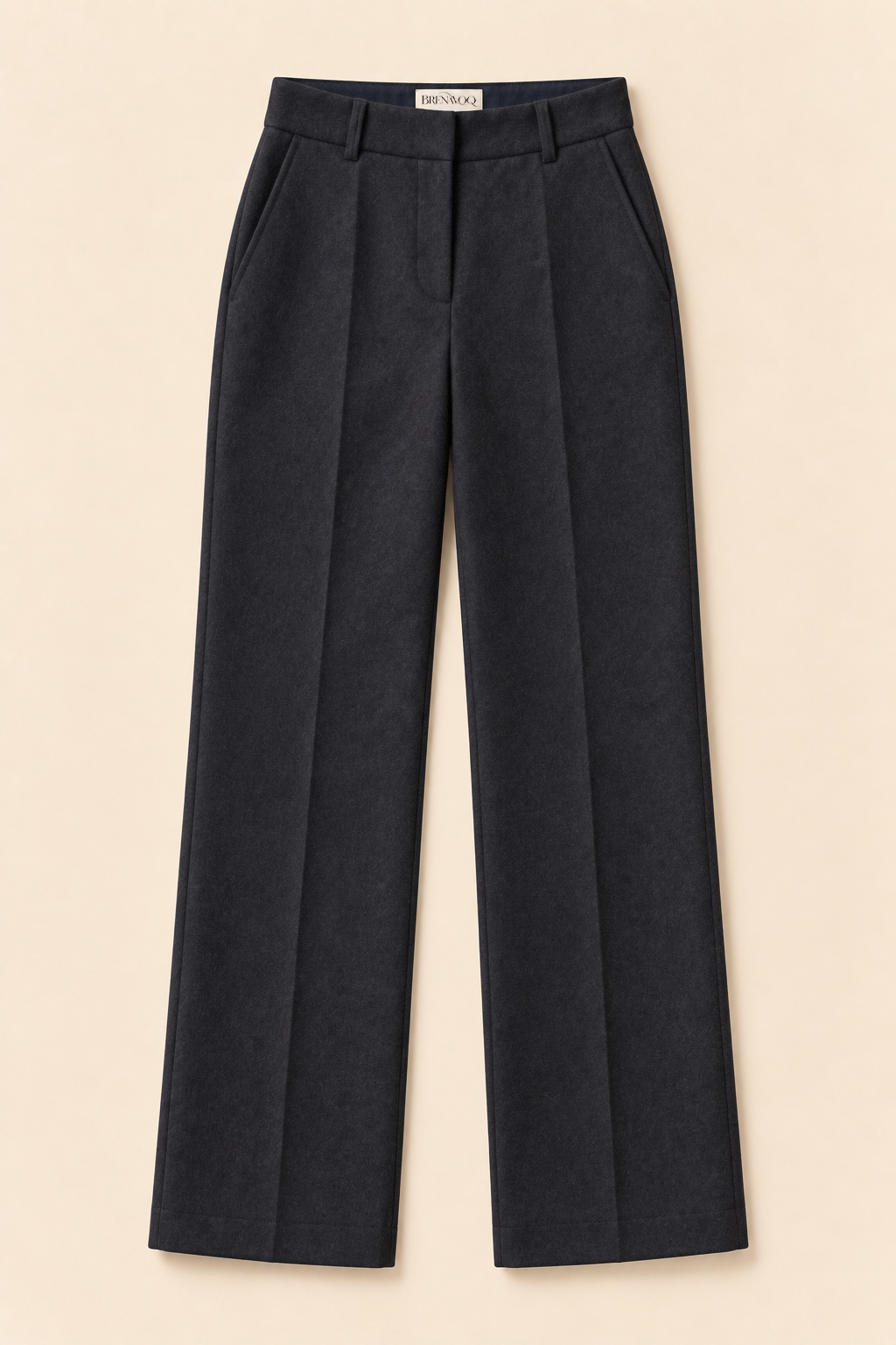 Brenavoq® Straight Wool Trousers