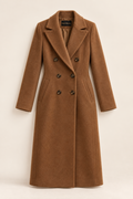 Brenavoq® Double-Breasted Wool Coat