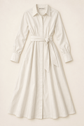 Brenavoq® Cotton Poplin Shirt Dress